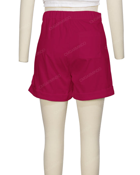 Cuffed Hem Shorts