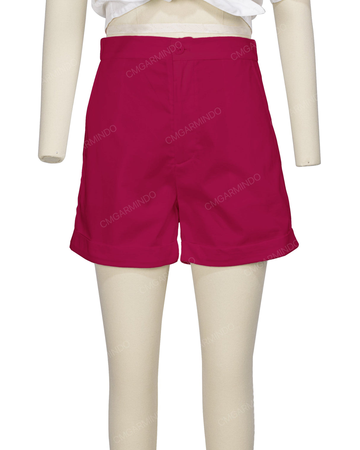 Cuffed Hem Shorts
