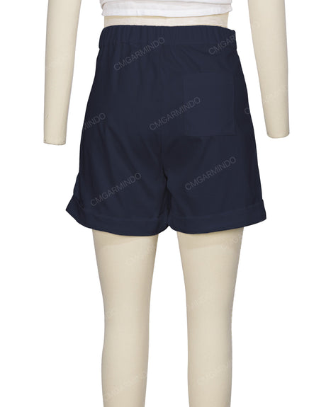 Cuffed Hem Shorts