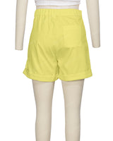Cuffed Hem Shorts