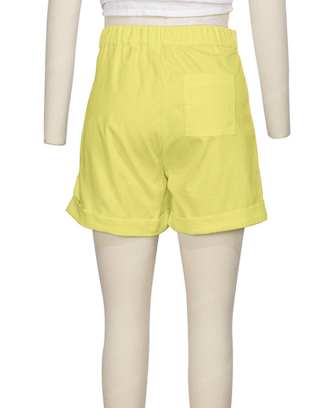 Cuffed Hem Shorts