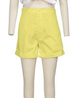 Cuffed Hem Shorts