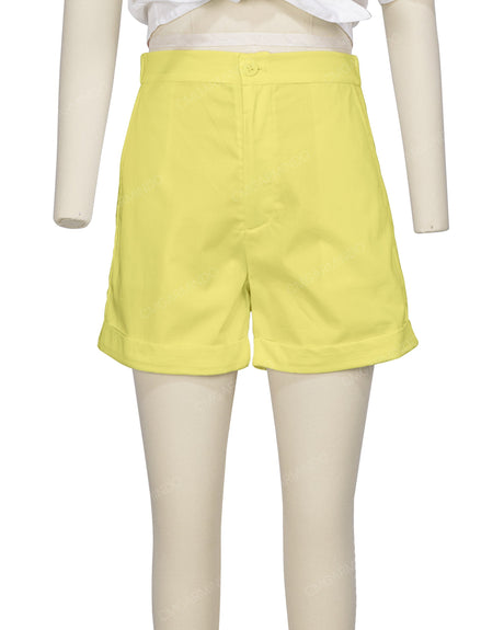 Cuffed Hem Shorts