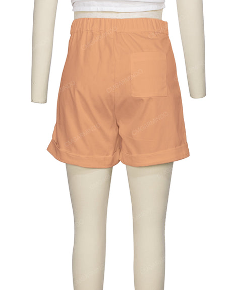 Cuffed Hem Shorts