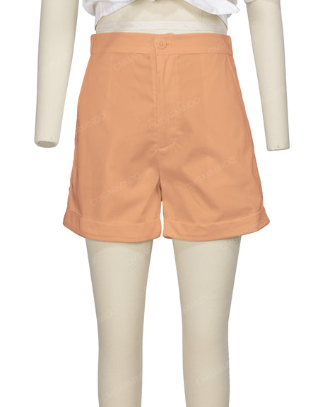 Cuffed Hem Shorts