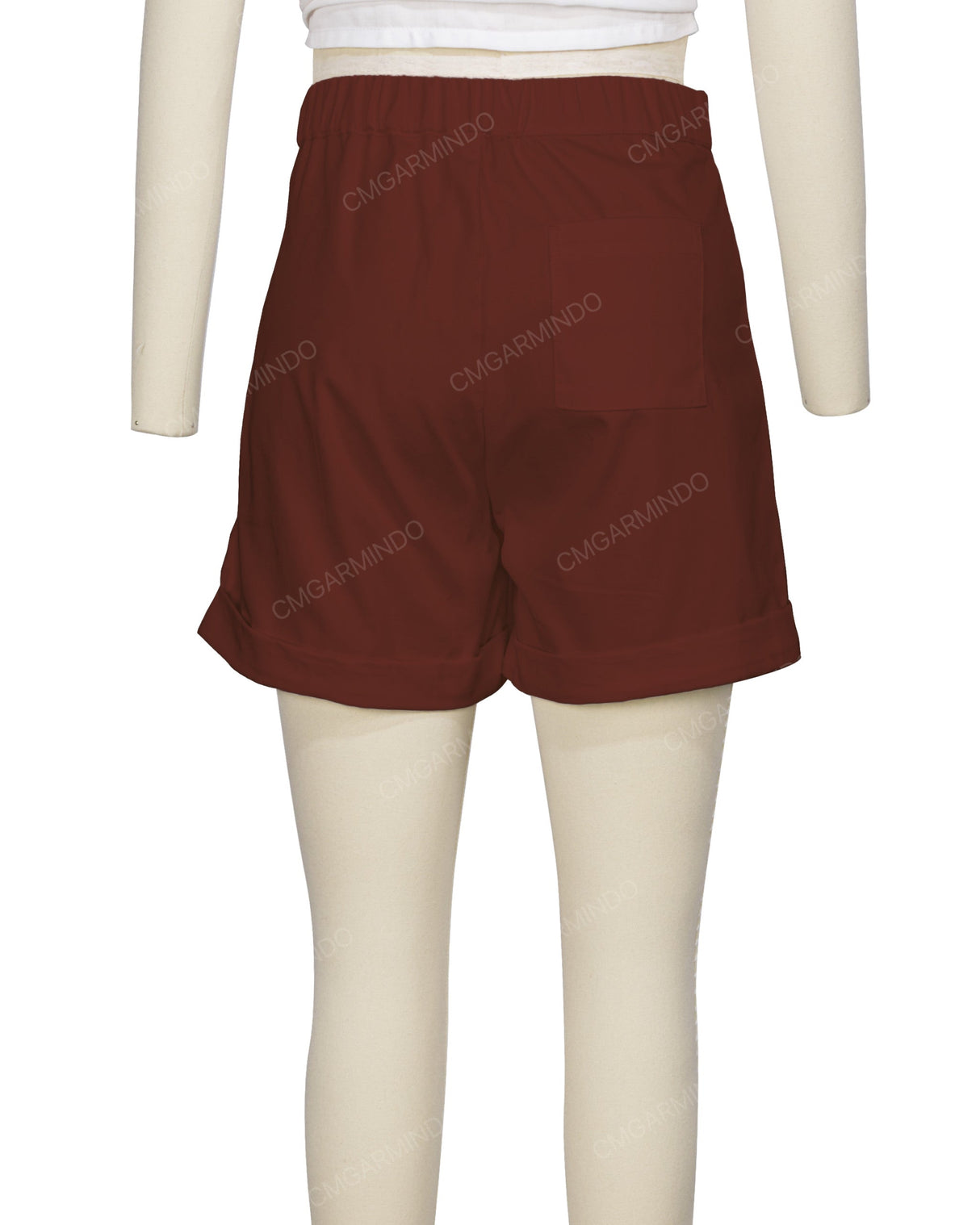 Cuffed Hem Shorts