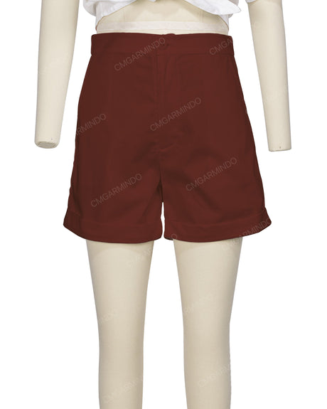Cuffed Hem Shorts
