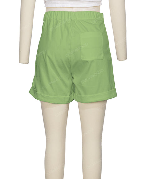 Cuffed Hem Shorts