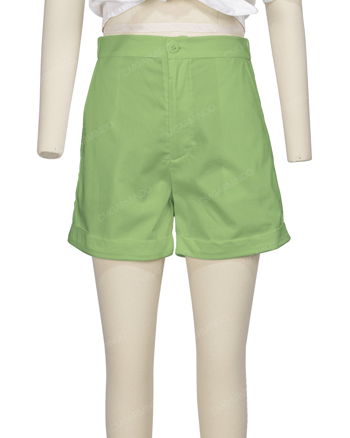 Cuffed Hem Shorts