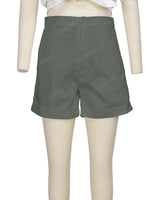 Cuffed Hem Shorts