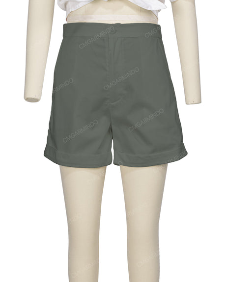 Cuffed Hem Shorts