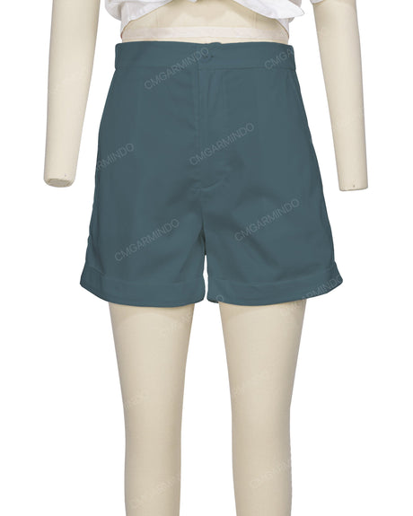 Cuffed Hem Shorts