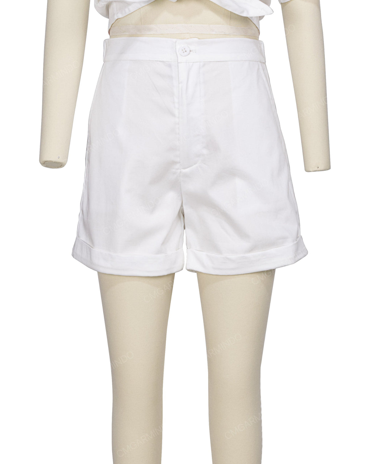Cuffed Hem Shorts