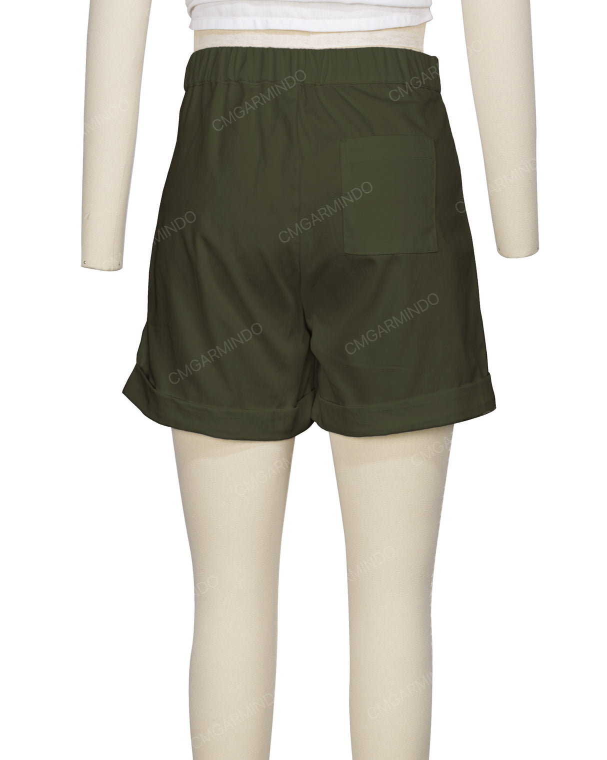 Cuffed Hem Shorts