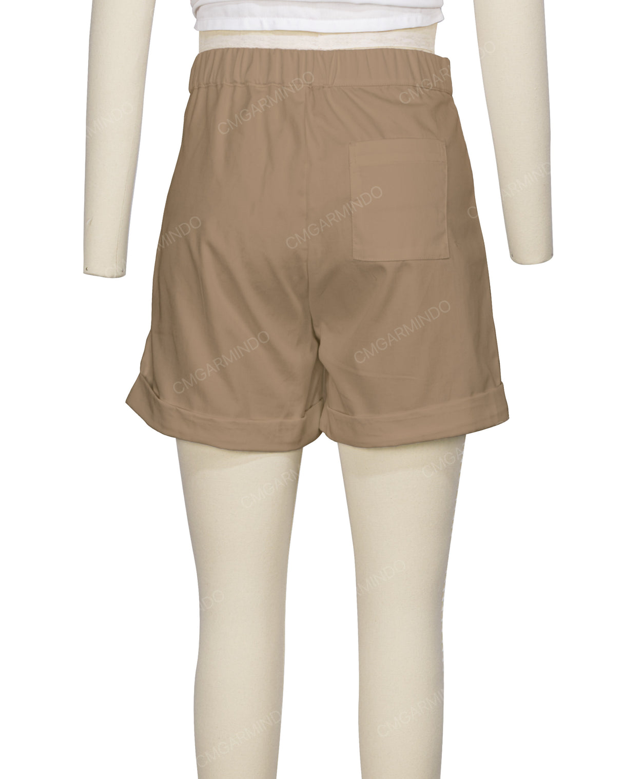 Cuffed Hem Shorts
