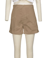 Cuffed Hem Shorts