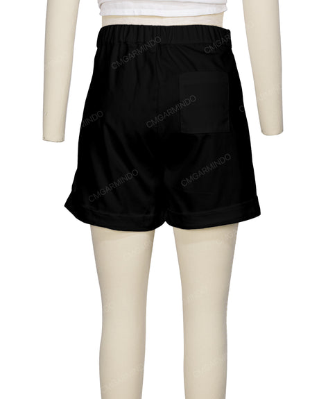 Cuffed Hem Shorts