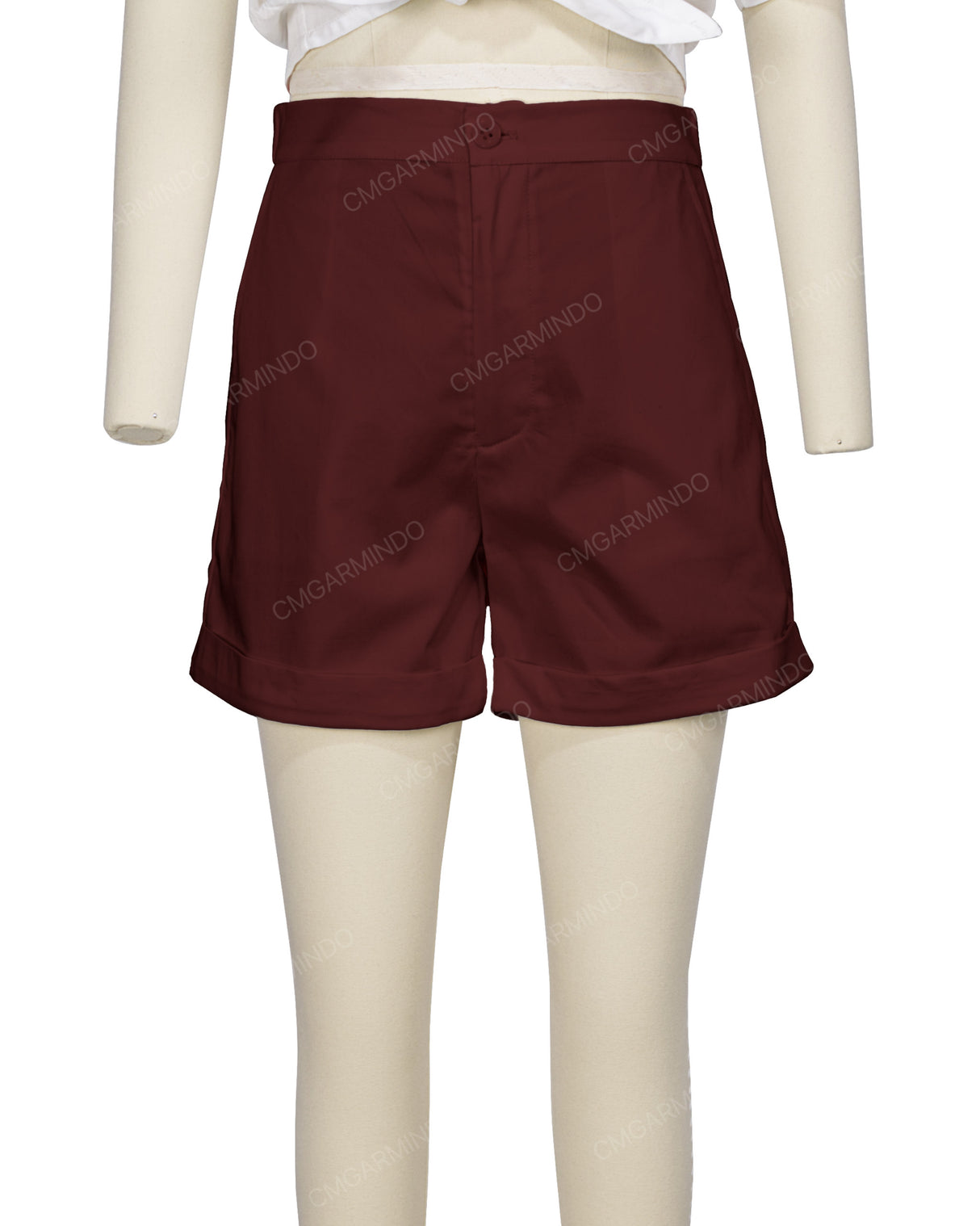 Cuffed Hem Shorts
