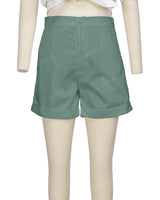 Cuffed Hem Shorts