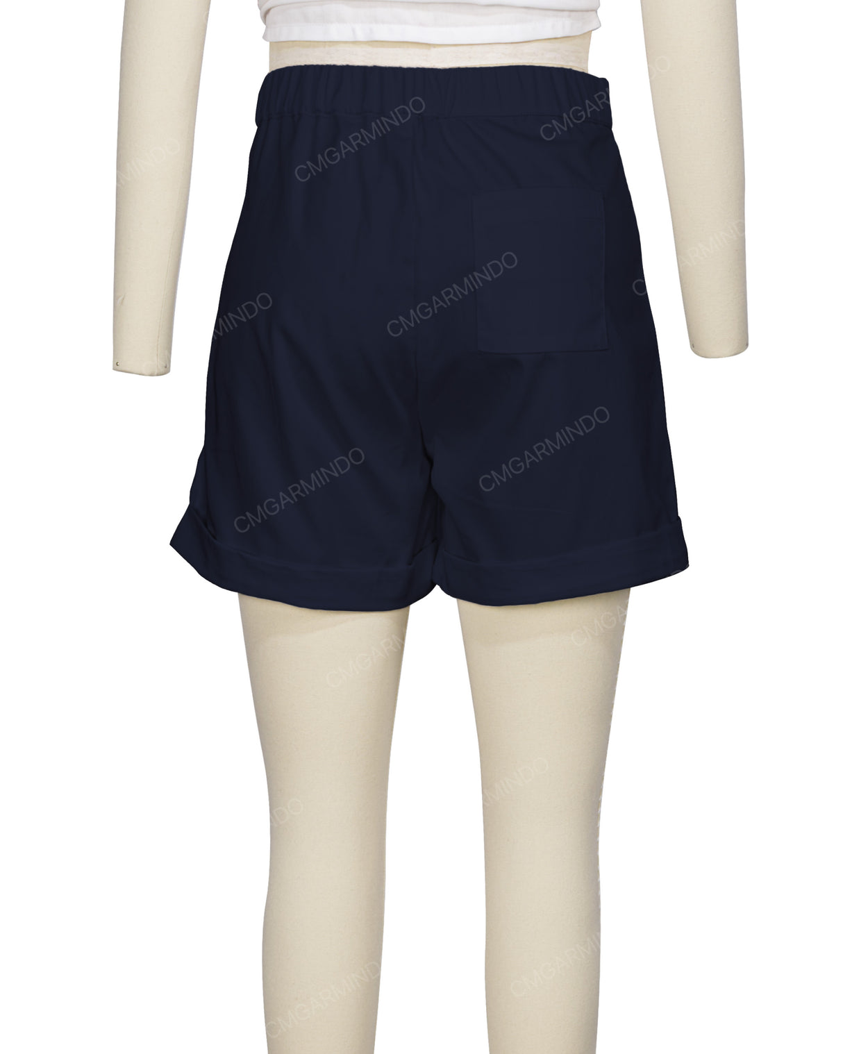 Cuffed Hem Shorts
