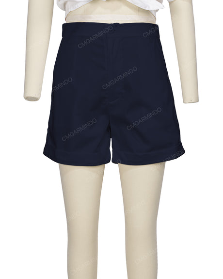 Cuffed Hem Shorts
