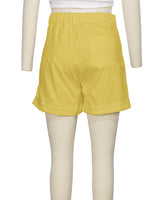 Cuffed Hem Shorts