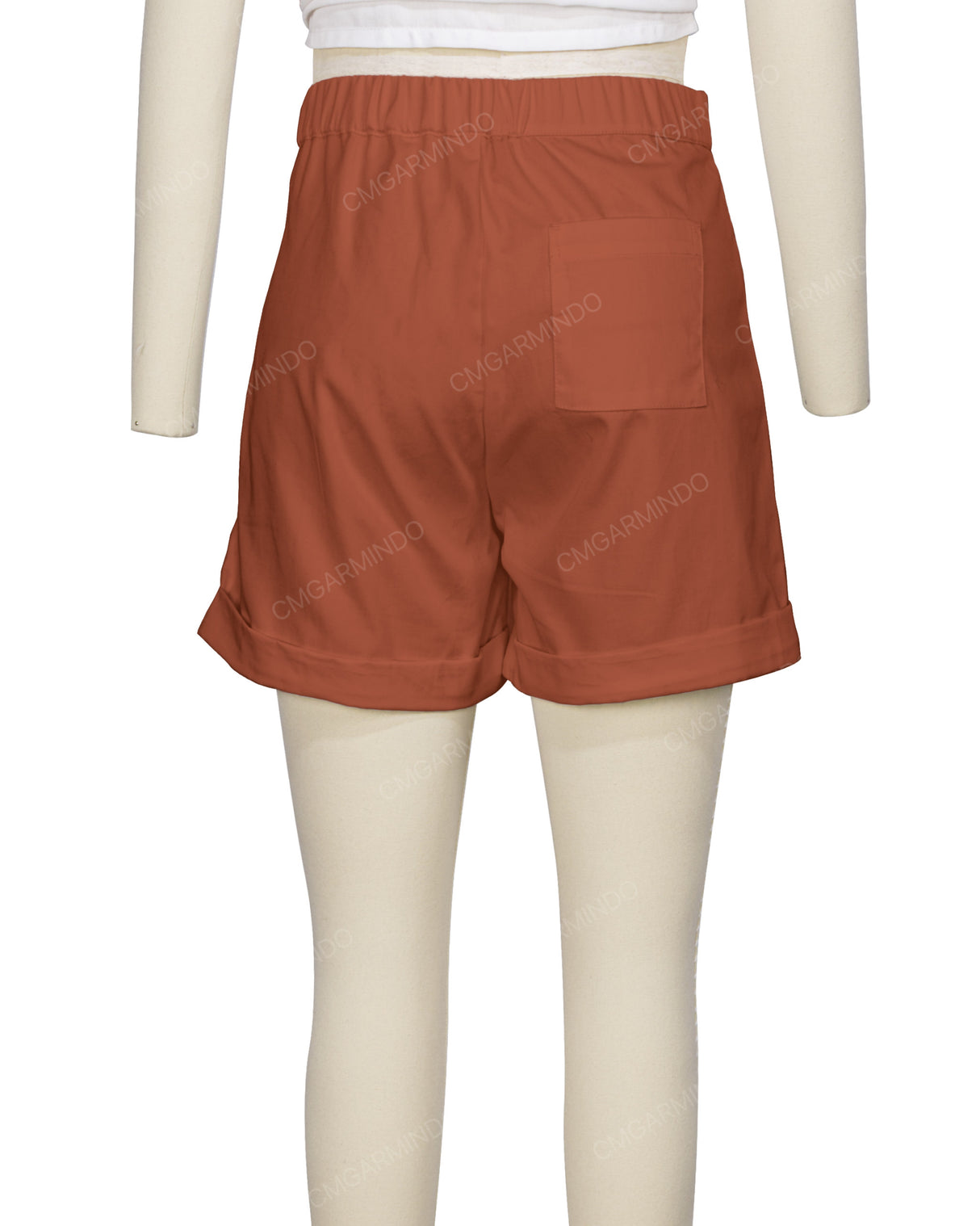 Cuffed Hem Shorts
