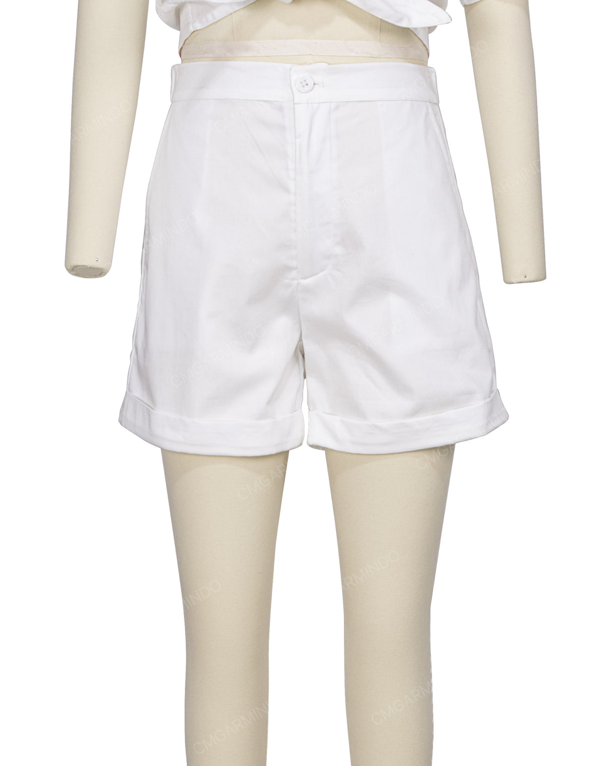 Cuffed Hem Shorts