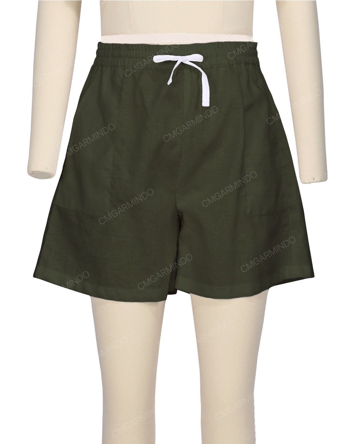 Elastic Waist Shorts