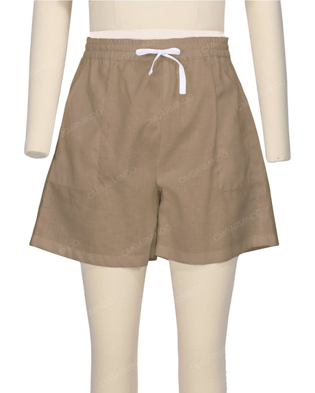 Elastic Waist Shorts