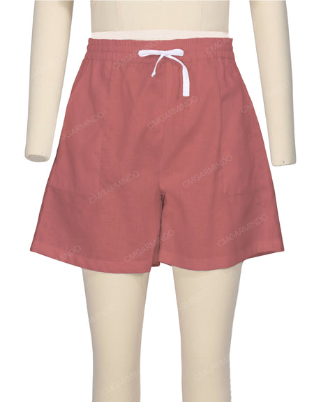 Elastic Waist Shorts