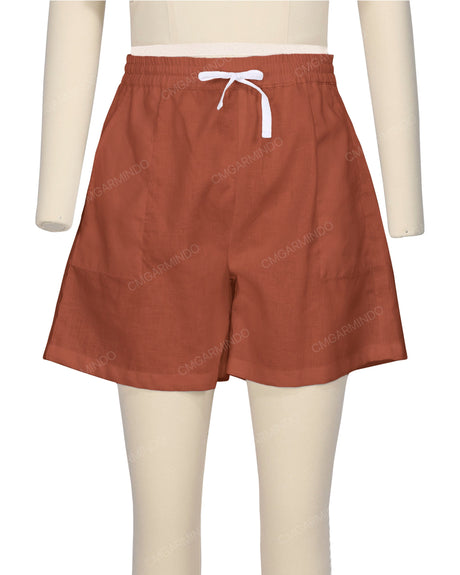 Elastic Waist Shorts