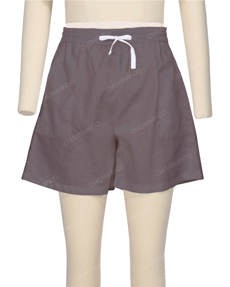 Elastic Waist Shorts