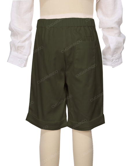 Cuffed Hem Walking Shorts