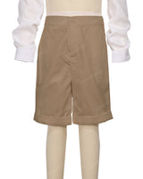 Cuffed Hem Walking Shorts