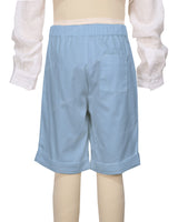 Cuffed Hem Walking Shorts