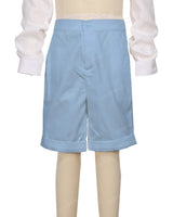 Cuffed Hem Walking Shorts