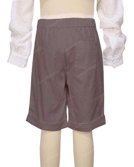 Cuffed Hem Walking Shorts