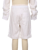 Cuffed Hem Walking Shorts