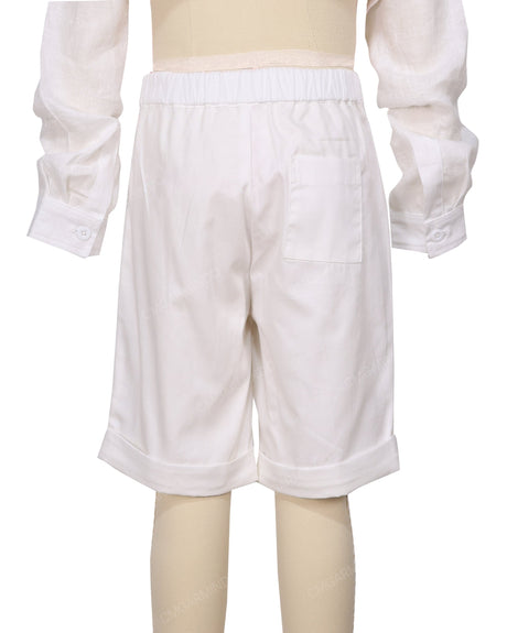 Cuffed Hem Walking Shorts