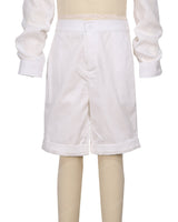Cuffed Hem Walking Shorts