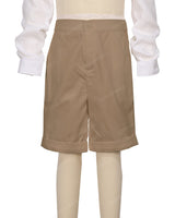 Cuffed Hem Walking Shorts