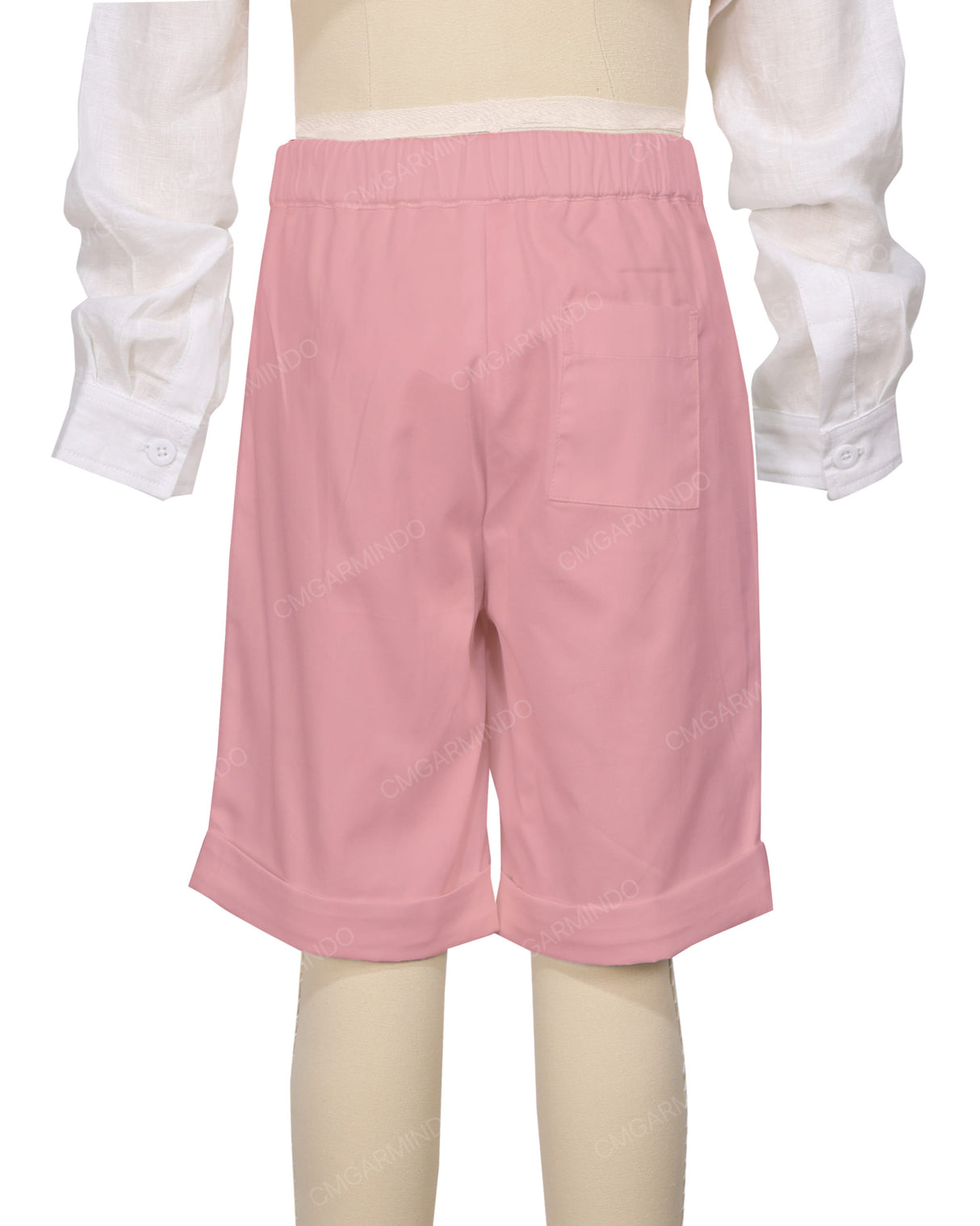 Cuffed Hem Walking Shorts