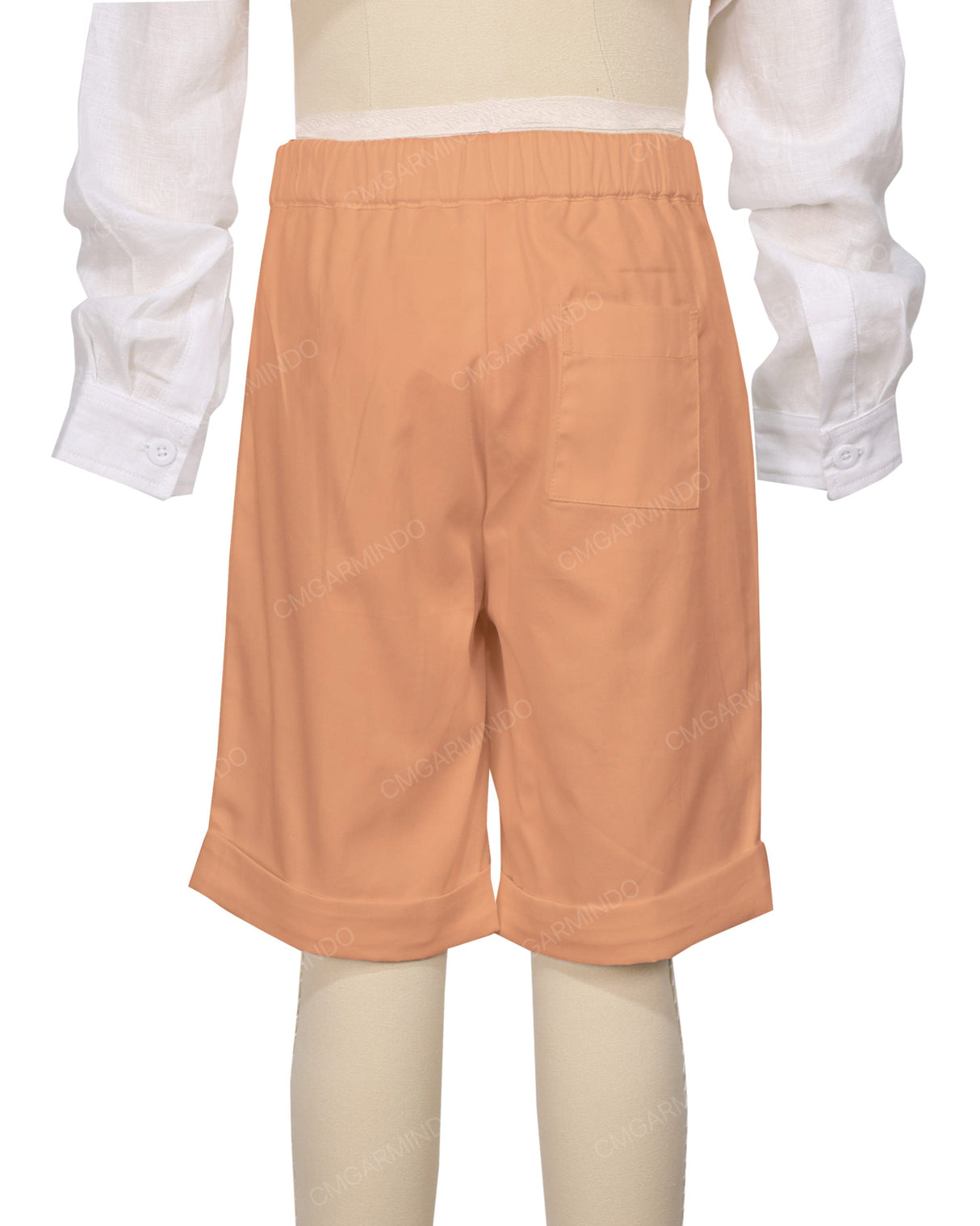 Cuffed Hem Walking Shorts