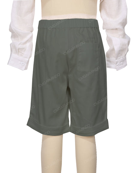 Cuffed Hem Walking Shorts