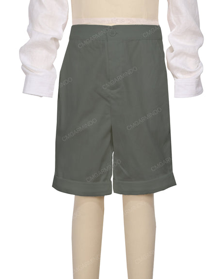 Cuffed Hem Walking Shorts