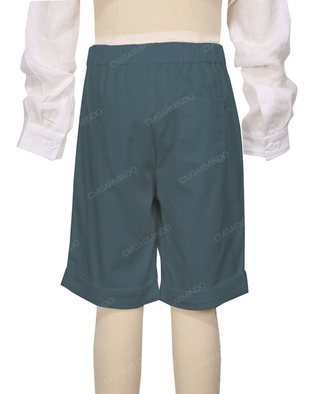 Cuffed Hem Walking Shorts