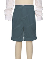 Cuffed Hem Walking Shorts