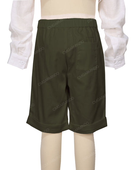 Cuffed Hem Walking Shorts