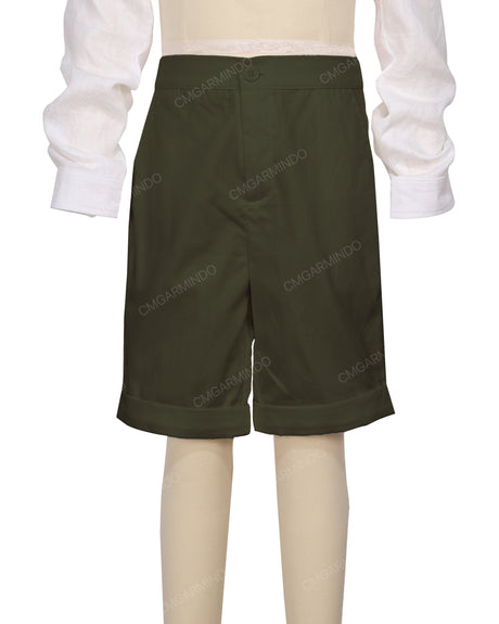 Cuffed Hem Walking Shorts